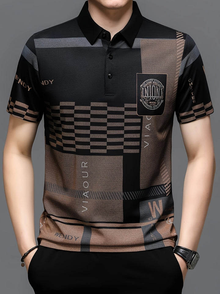 Marcus | Modern Colorblock Tailored Polo Shirt