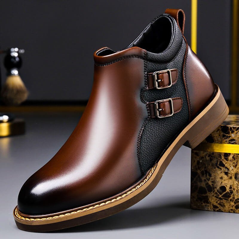 Jasper | Vintage Style Leather Chelsea Boots