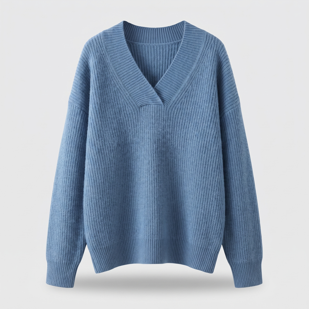 Cameron | Cozy Style V-Neck Knit Sweater