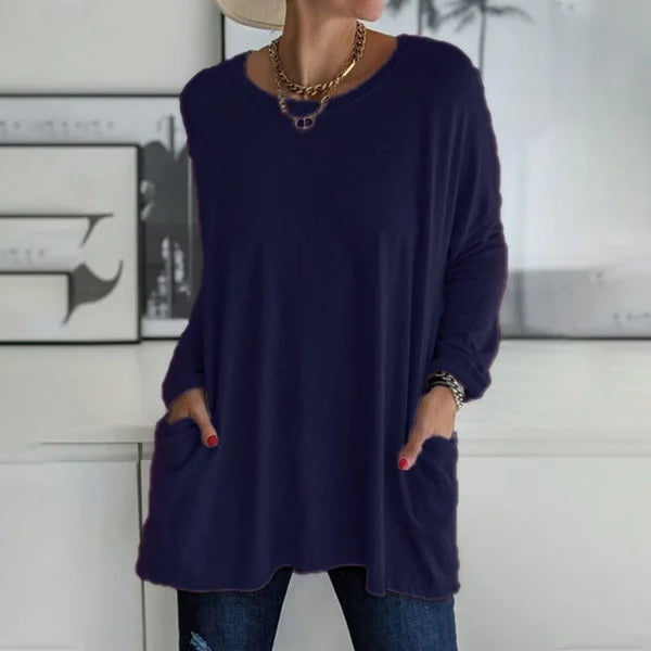 Sabrina - Relaxed Pocket Knit Sweater