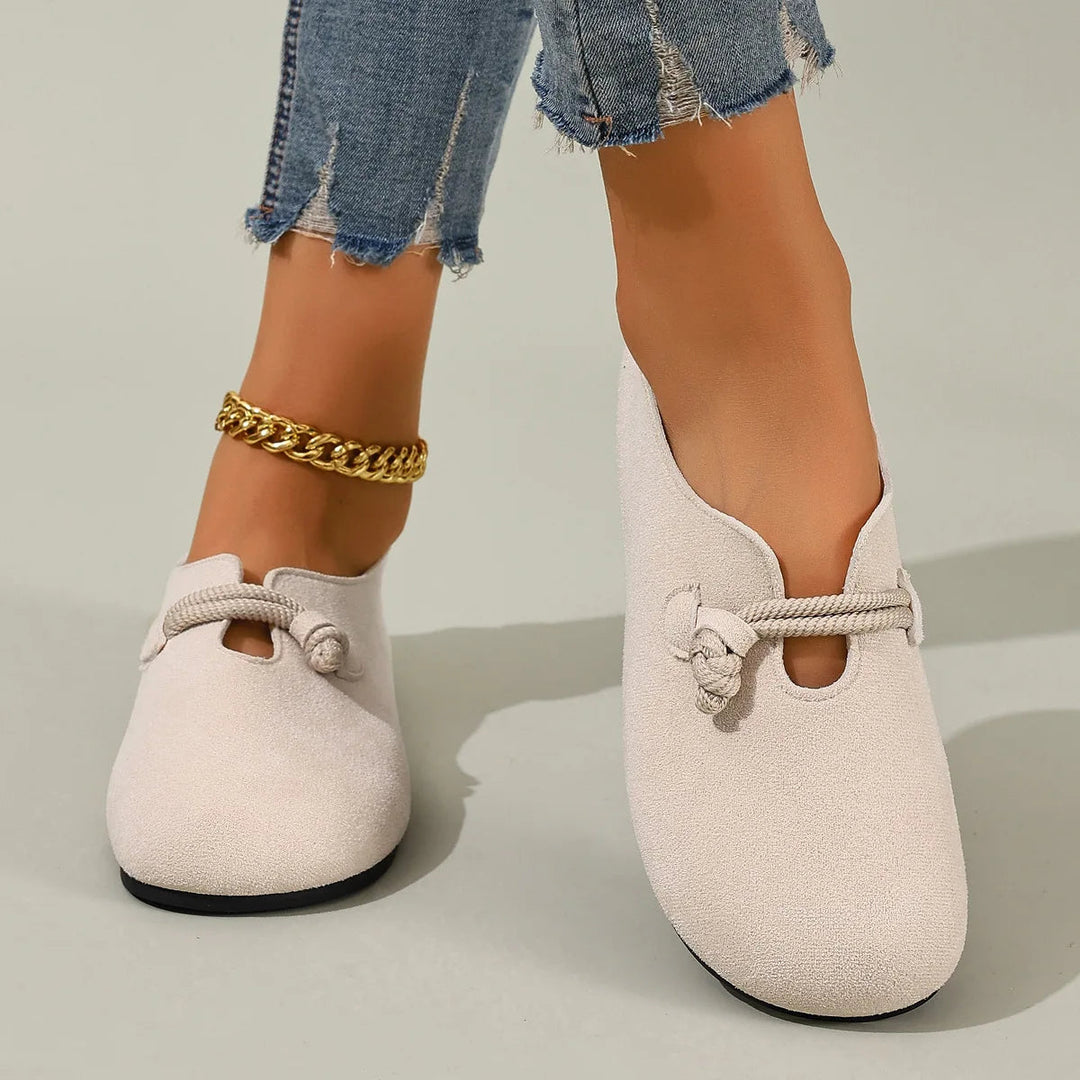 Adeline | Retro Round Toe Shallow Loafers