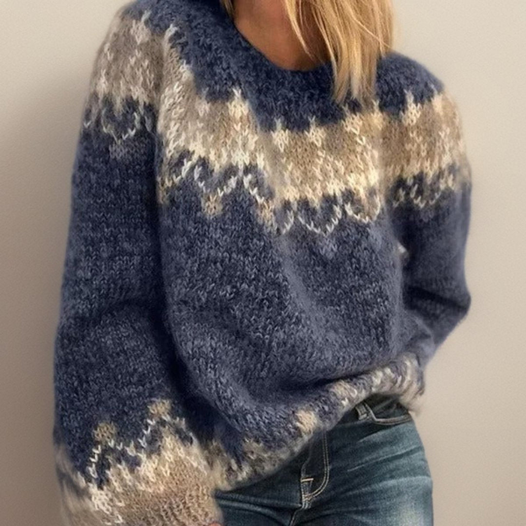 Mariel | Comfortable Nordic Jacquard Knitted Sweater