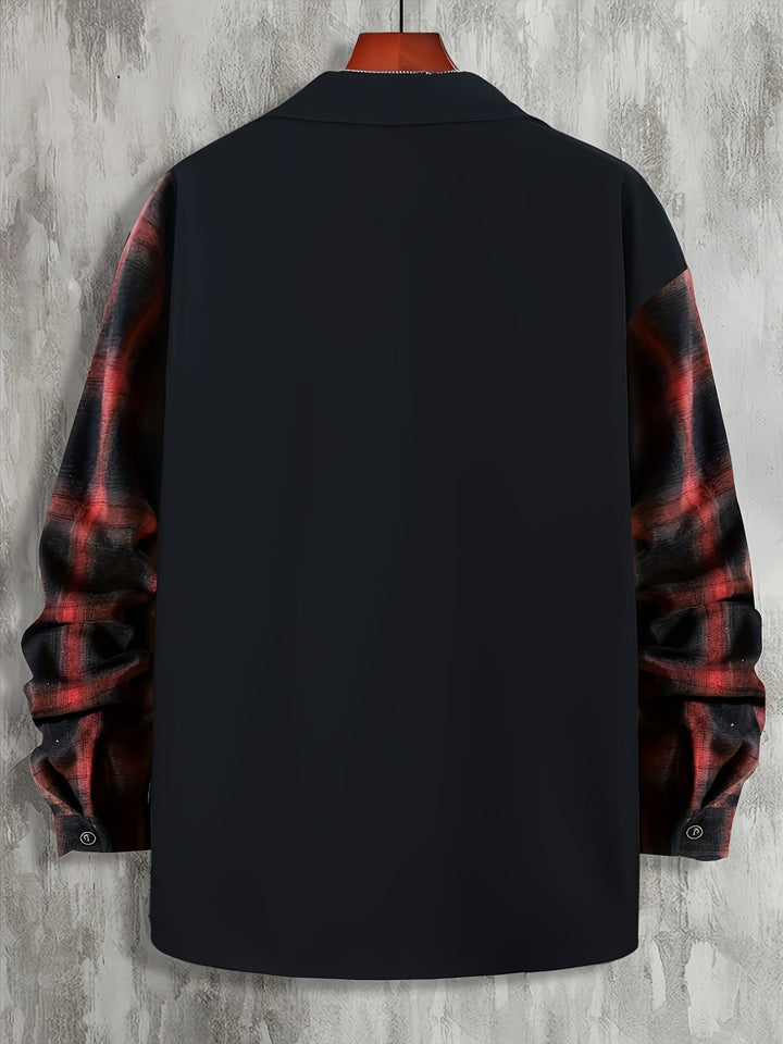 Matias | Modern Colour-Block Pocket Lumberjack