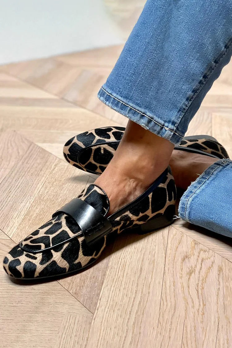 Valentina | Women's Animal Print Loafers