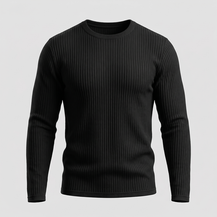 Thomas | Modern Ribbed Style Knit Sweater
