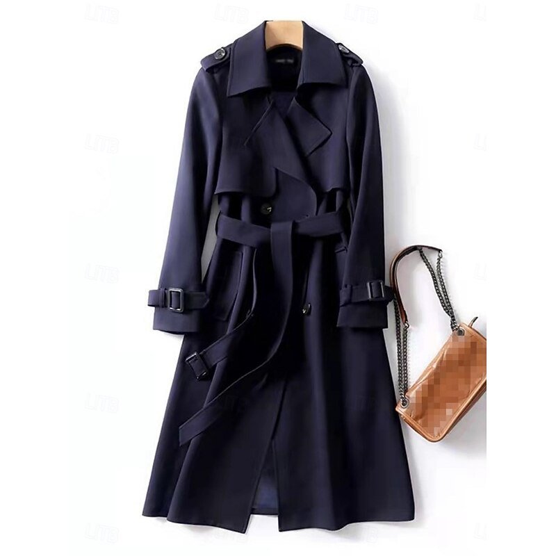 Clara | Belted Long Trench Coat