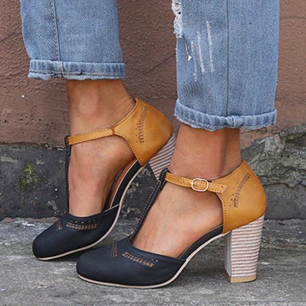 Mirella | Timeless Style Block-Heel Mary Janes