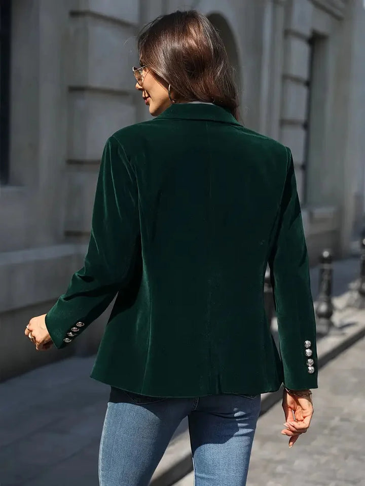 Camille | Women's Velvet Tailored Blazer