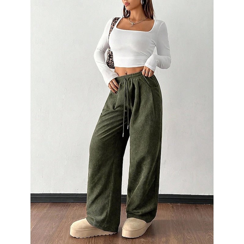 Milana | Elegant High-Waist Wide-Leg Trousers