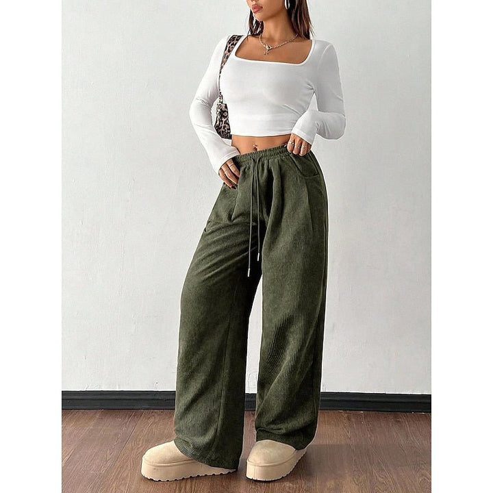 Milana | Elegant High-Waist Wide-Leg Trousers