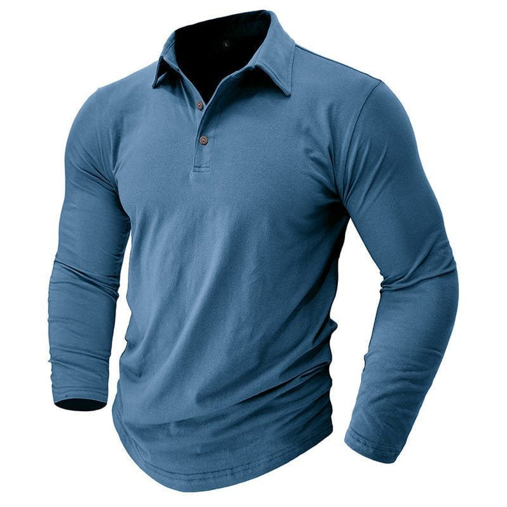 Damian | Premium Long-Sleeve Polo Shirts