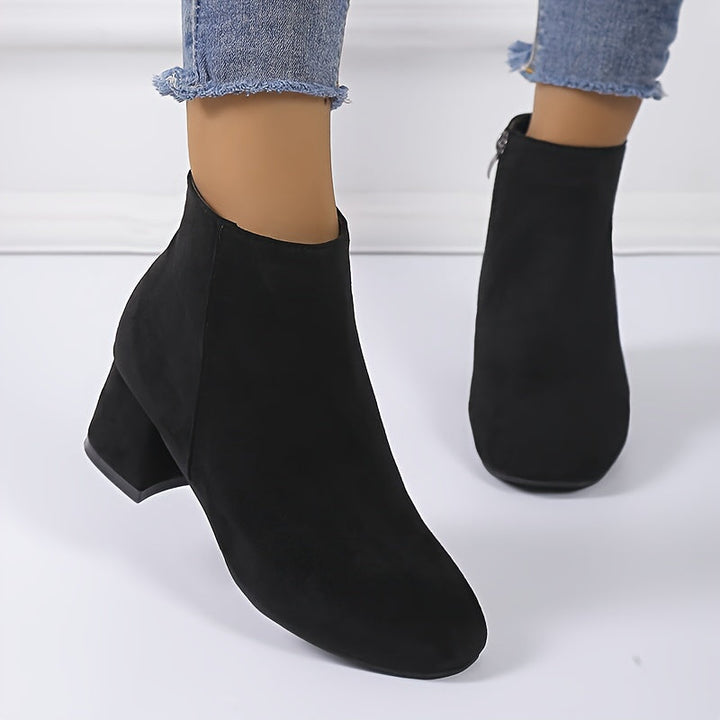 Eliana | Elegant Suede-Finish Chelsea Ankle Boots
