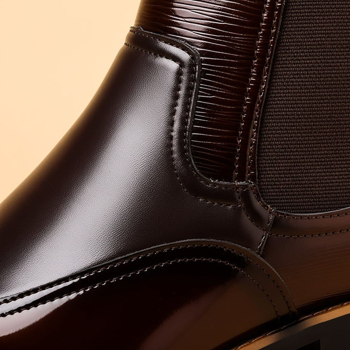 Nathan | Vintage Style Leather Boots