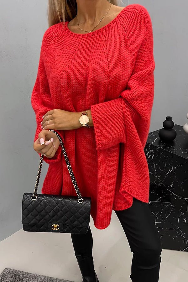 Elodie | Women's Cable Knit Round Neck Sweater