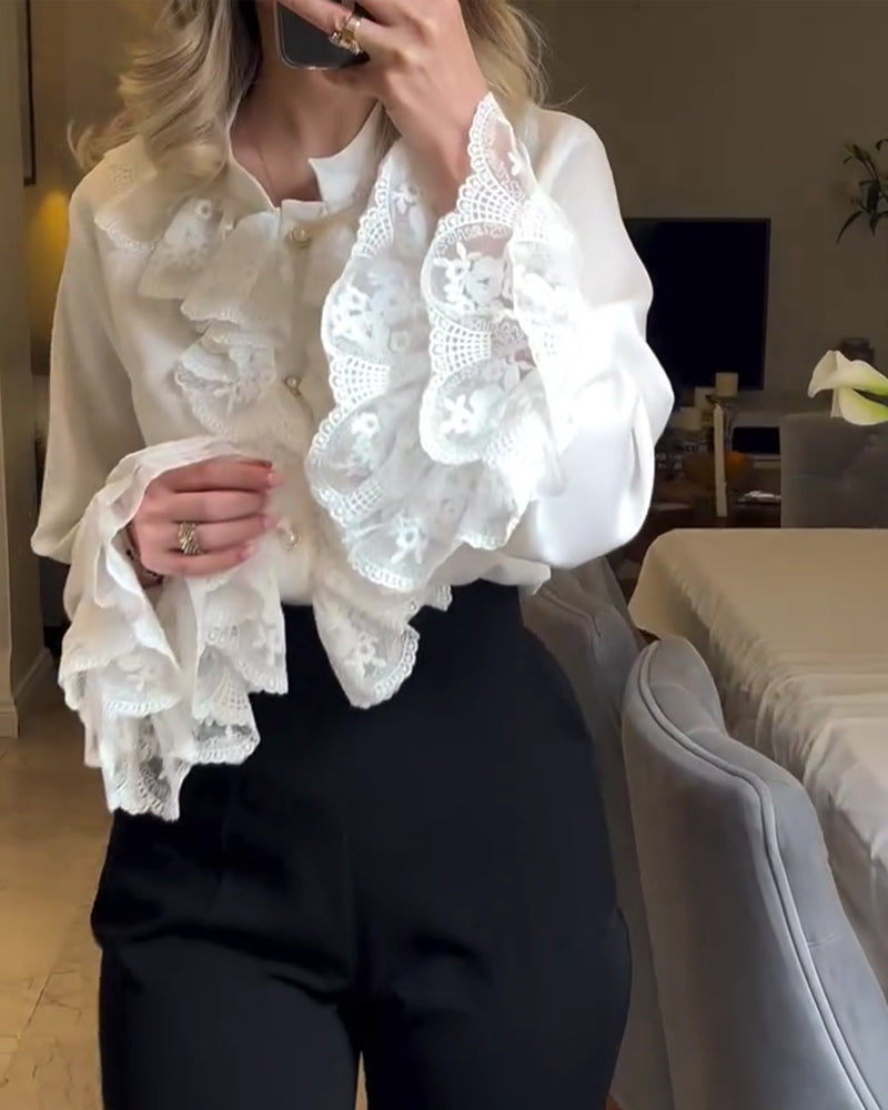 Stylish Blouse with Russian Design