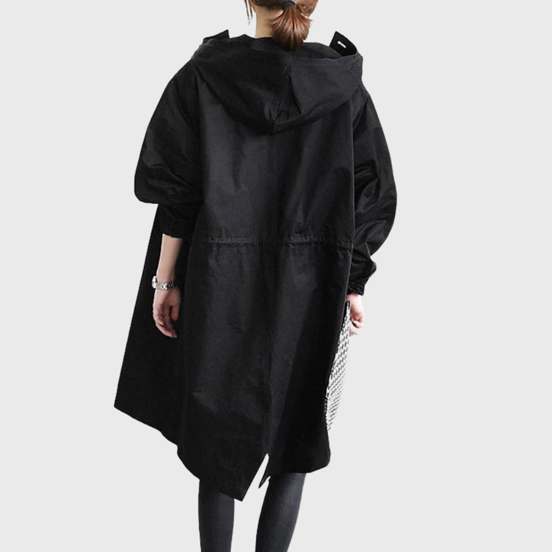Ottilie | Women's Long Water-Resistant Hooded Trench Coat
