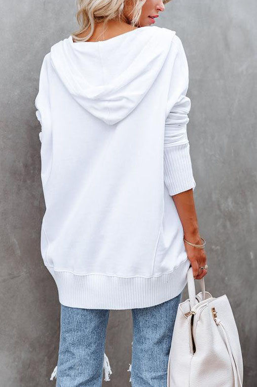 Seraphine | Women's Love-Themed Hooded Tunic Sweatshirt