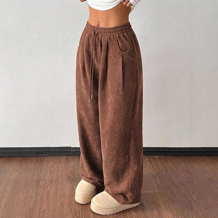 Milana | Elegant High-Waist Wide-Leg Trousers