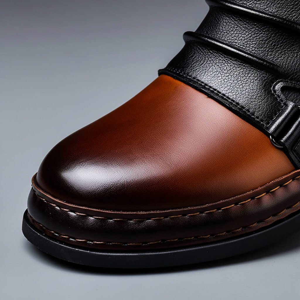 Andrew | Hand-Crafted Vintage Style Genuine Leather Boots
