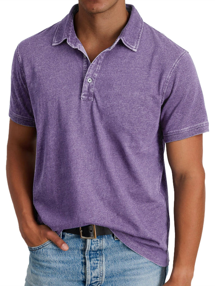 Henry | Classic Refined Cotton-Blend Polo Shirt