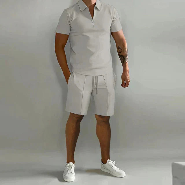 Jaxon | Refined Polo Shirts and Tailored Shorts Set