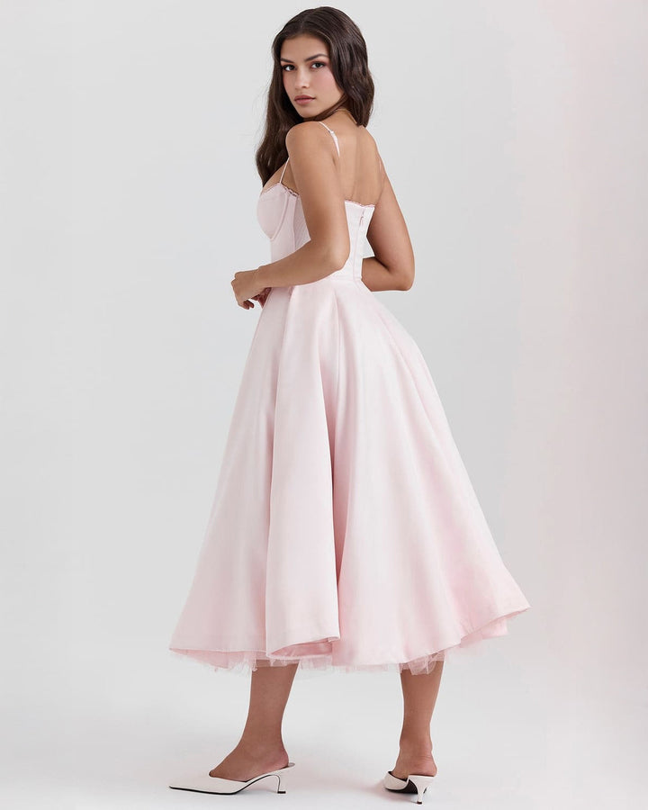 Ophira - Classy Corset Midi Dress