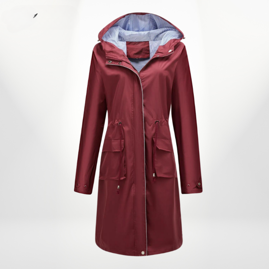 Charlotte | Women's Hooded Mid-Length Anorak Coat