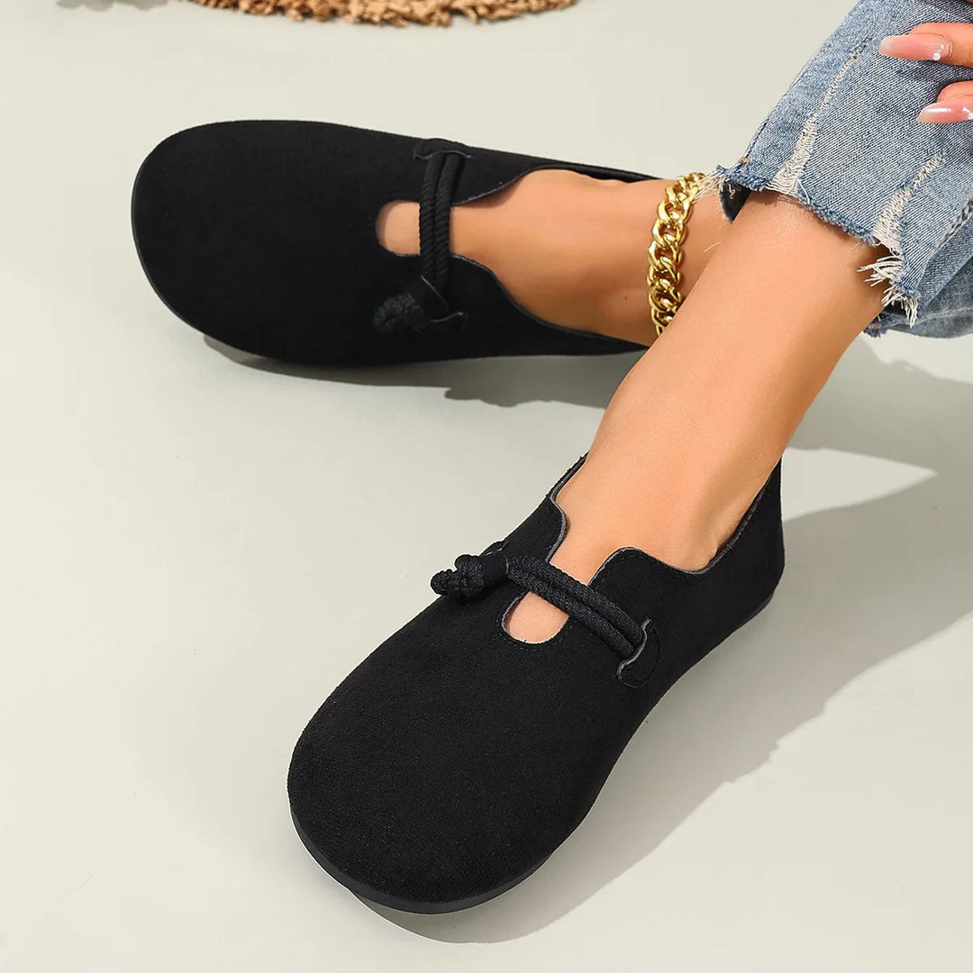 Adeline | Retro Round Toe Shallow Loafers