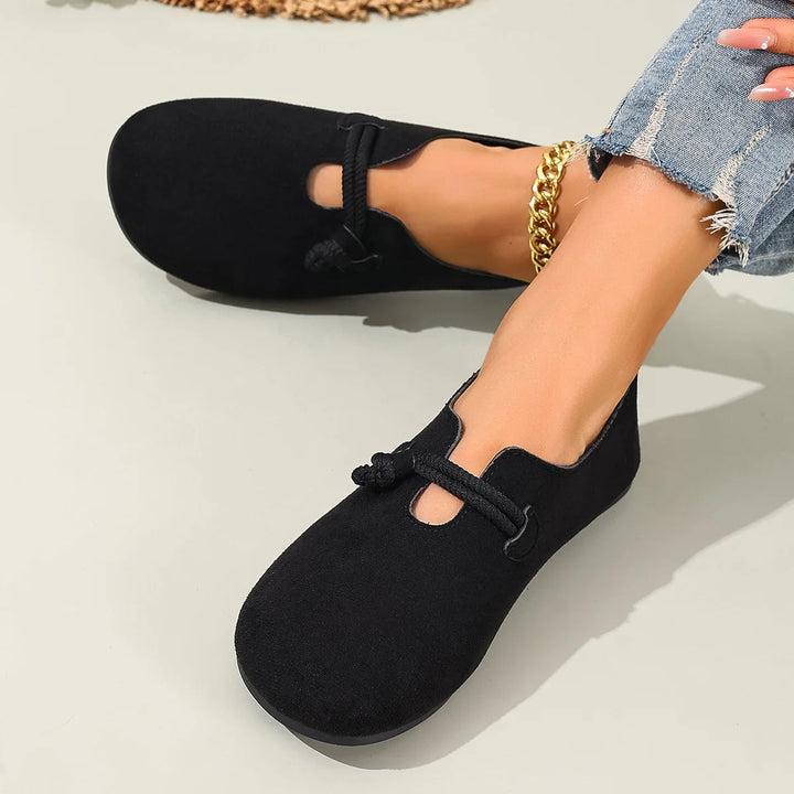 Adeline | Retro Round Toe Shallow Loafers