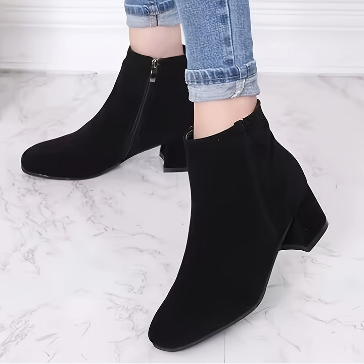 Eliana | Elegant Suede-Finish Chelsea Ankle Boots