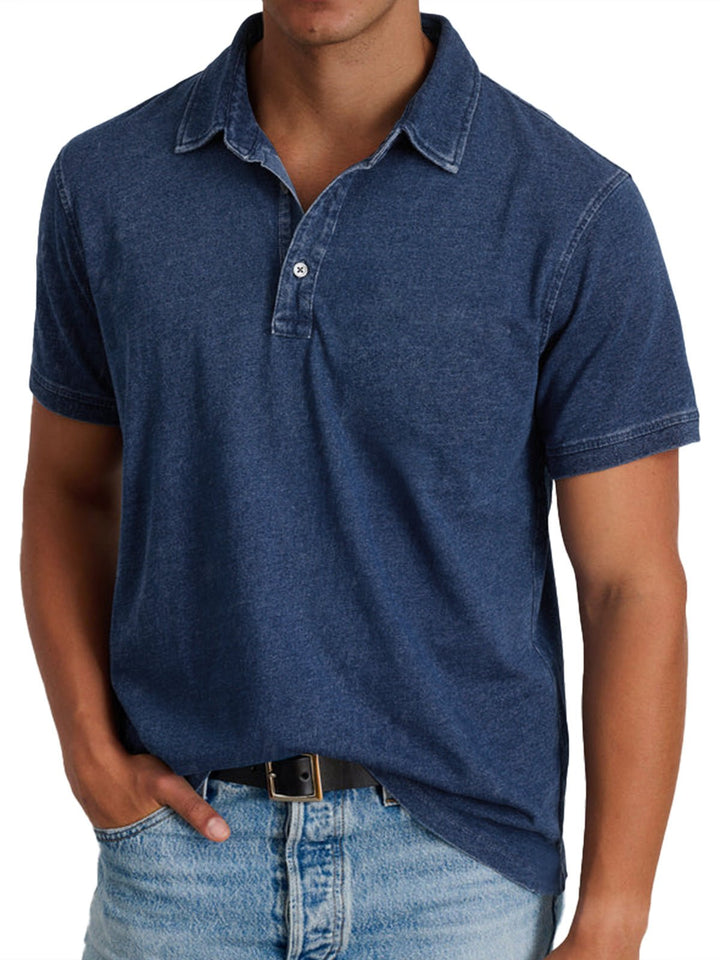 Henry | Classic Refined Cotton-Blend Polo Shirt