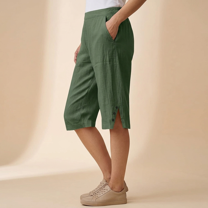 Harlow | Effortless Comfort Relaxed Knee Shorts