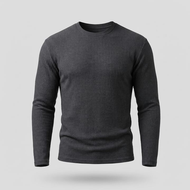 Thomas | Modern Ribbed Style Knit Sweater