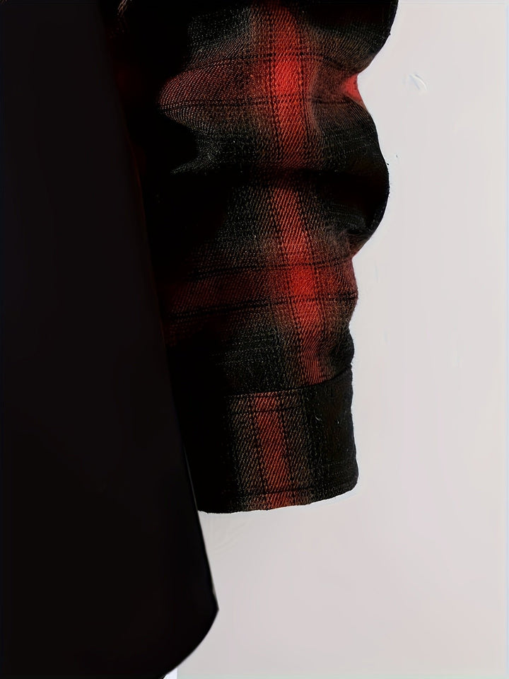 Matias | Modern Colour-Block Pocket Lumberjack