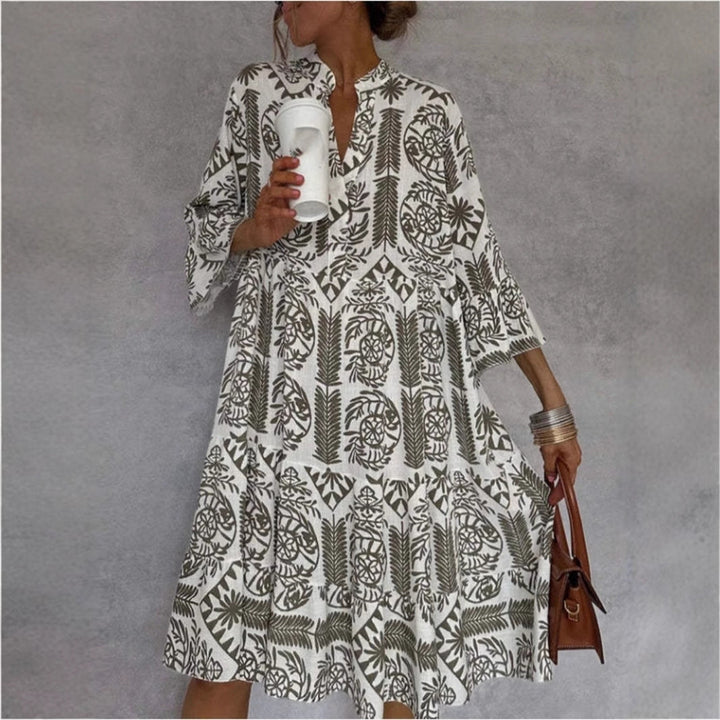 Juliette | Women's Floral Print Relaxed Tunic Dress
