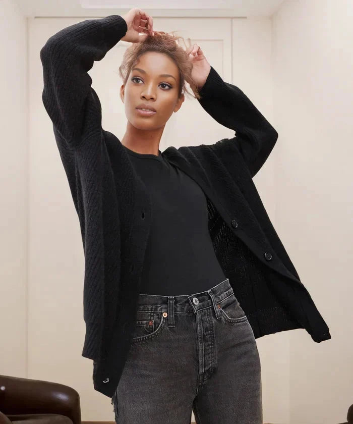 Evelyn | Women's Elegant Cashmere Cardigan Vest