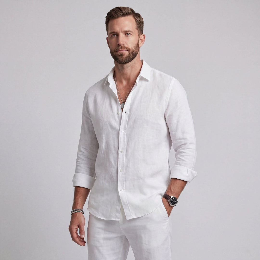 Lino | Effortless Style Loose Fit Summer Shirt
