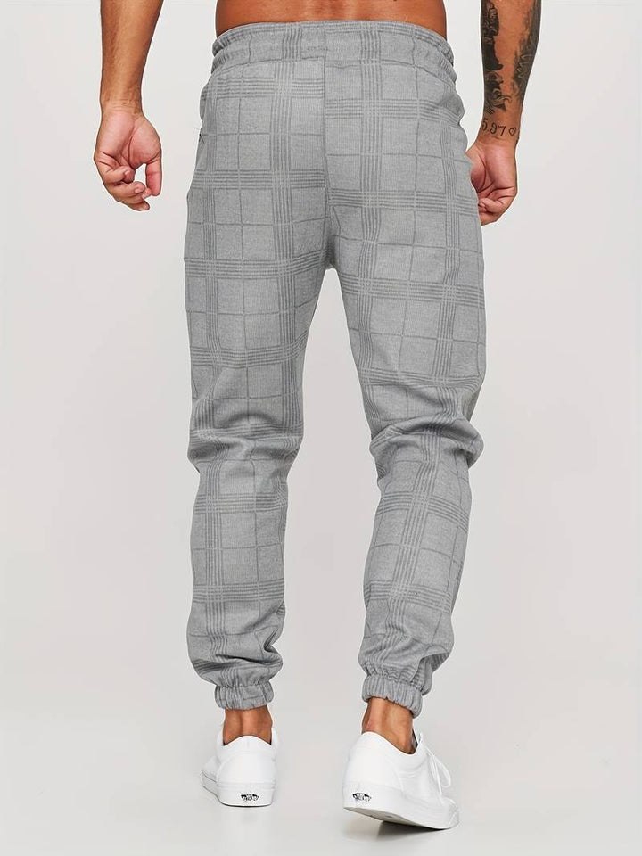 Elian | Modern Checked Jogger Pants