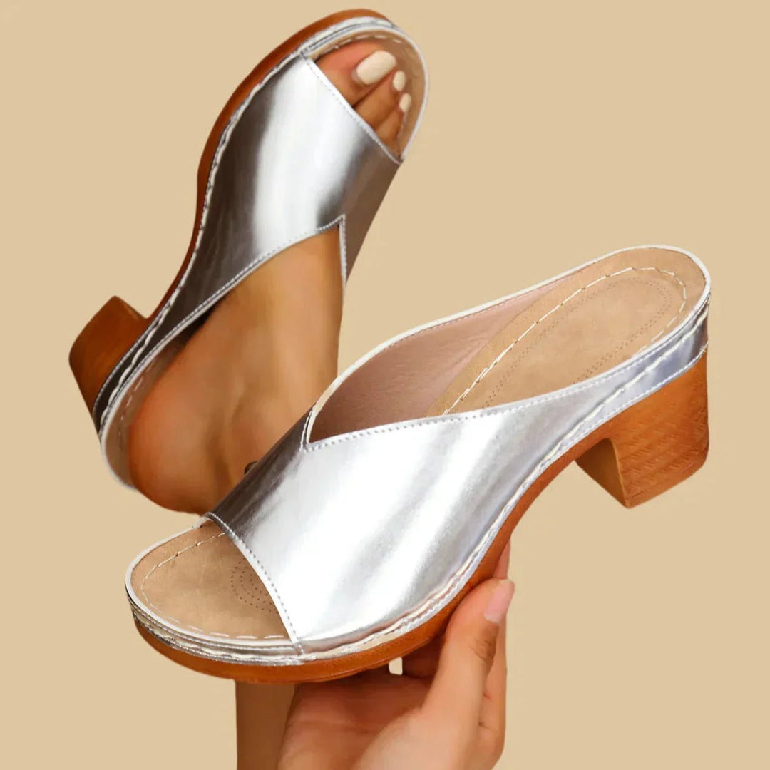 Martha | Orthopedic Open-Toe Style Block heel Sandals