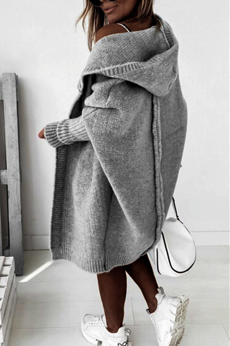 Emery | Women's Oversized Hooded Knit Cardigan