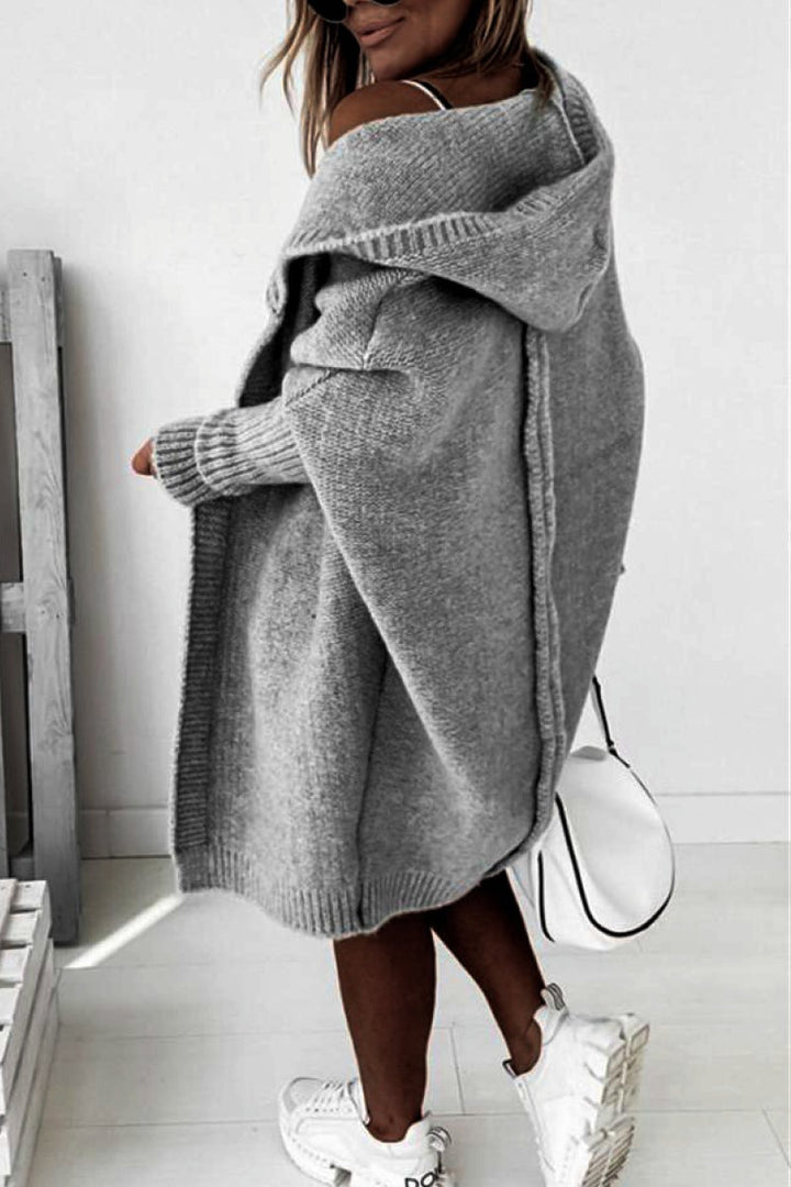 Emery | Women's Oversized Hooded Knit Cardigan