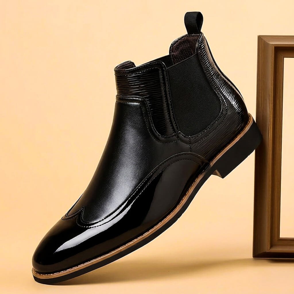 Nathan | Vintage Style Leather Boots