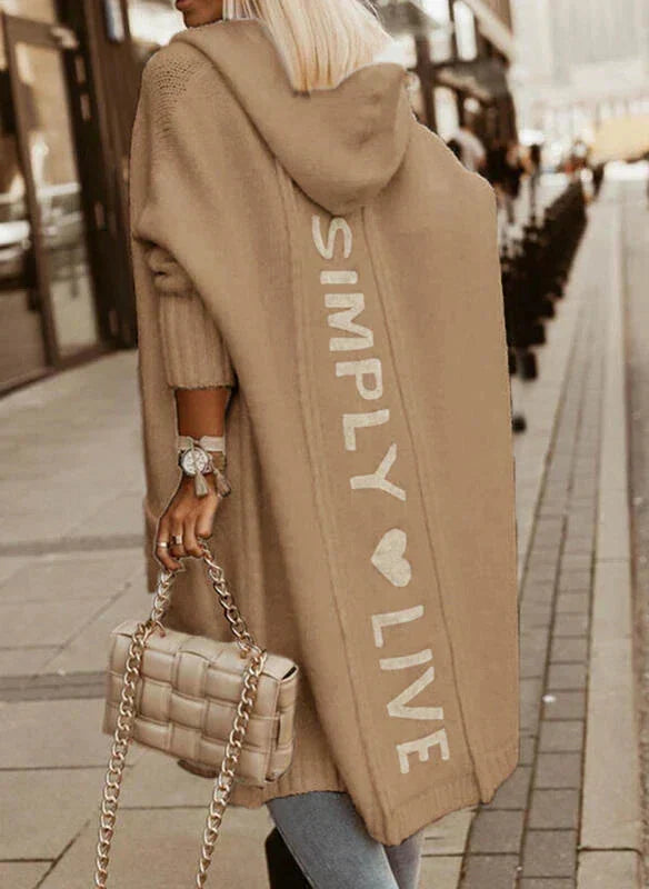 Landry | Warm And Trendy Hooded Long Cardigan