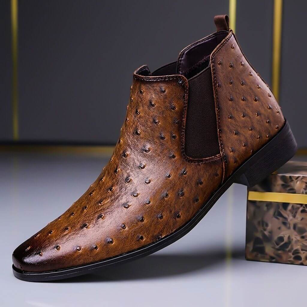 Nolan | Handcrafted Leather Boots with Cushioned Insoles