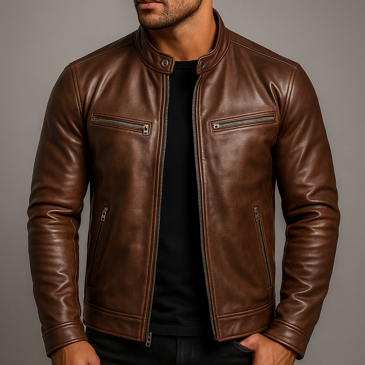 Ethan | Classic Style Vintage Leather Jacket