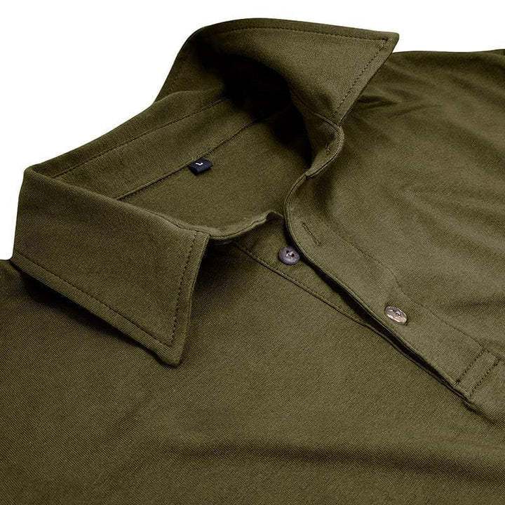 Damian | Premium Long-Sleeve Polo Shirts