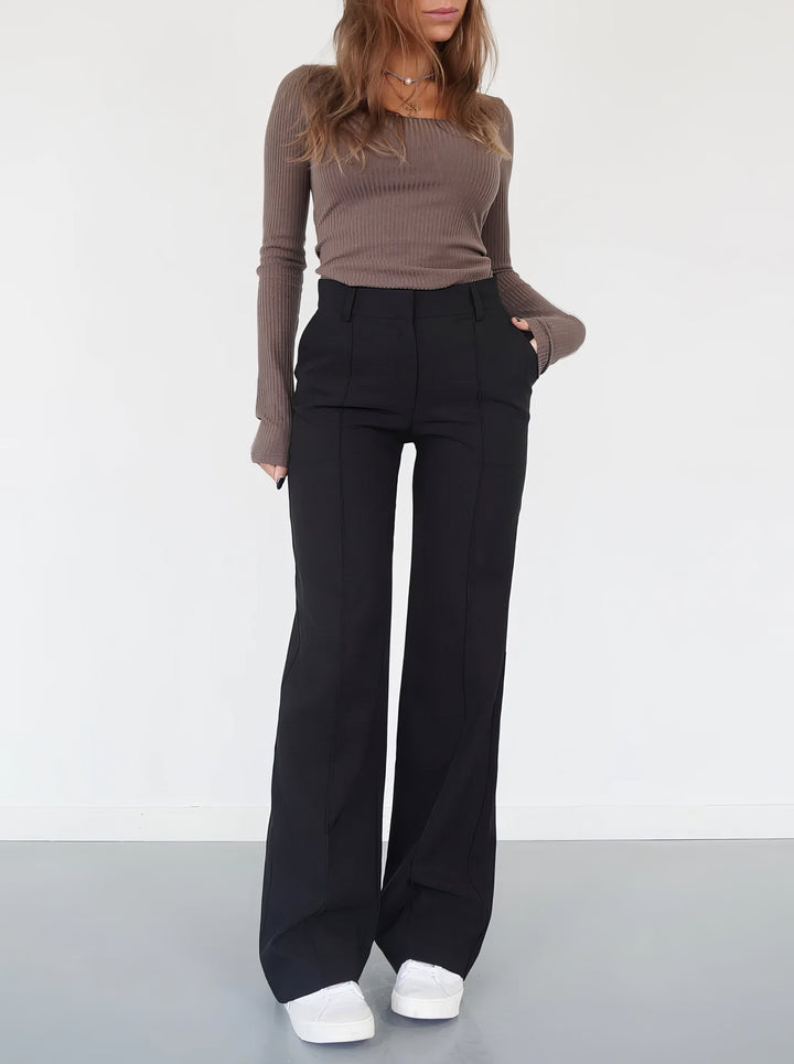 Evelina | Women's Relaxed Wide-Leg Trousers