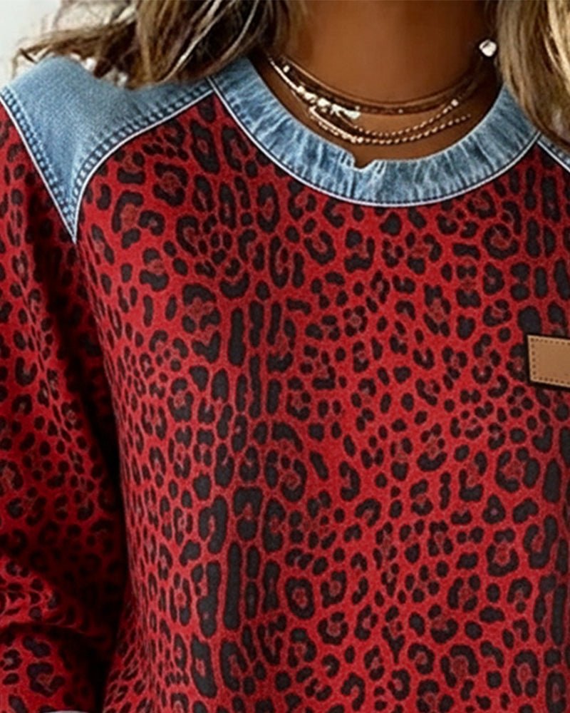 Harper | Chic And Bold Leopard Print Sweater