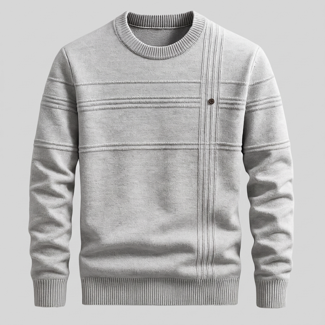 Maverick | Classic Midweight Style Crew Neck Knit Sweater