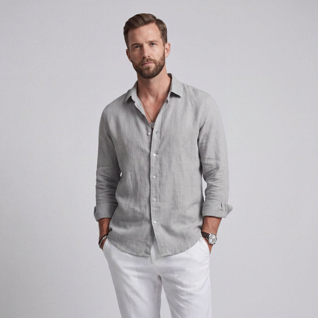 Lino | Effortless Style Loose Fit Summer Shirt